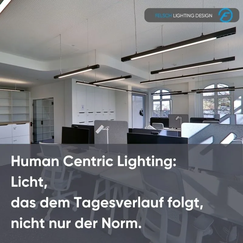 Um acht Uhr morgens war das Büro perfekt ausgeleuchtet und trotzdem fühlen sich die Mitarbeitenden müde.